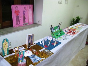 A model created by children at Hind Parisar