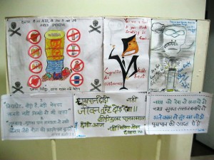 Posters prepared by students for the Poster Contest